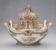 Art Impression Exhibition Produce Sérves Porcelain the State Hermitage Museum St.Petersburg Lidded Potpourri vase