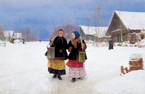 Art Impression Exhibition Nikolai Alexeevich Kasatkin Rivais the State Tretyakov Gallery