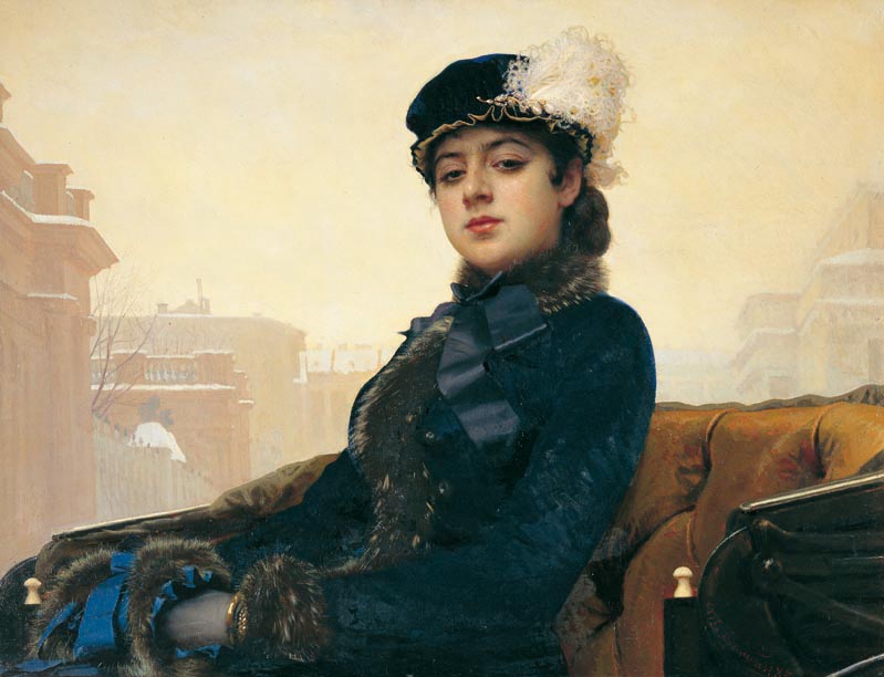 Art Impression Exhibition An Unknown Lady Ivan Nikolaevich Kramskoy the State Tretyakov Gallery