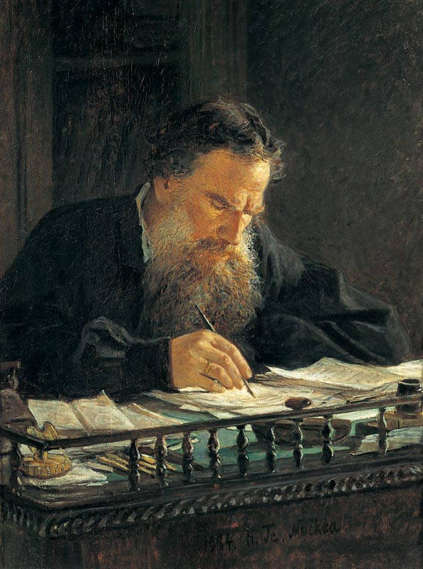 Art Impression Exhibition Nikolai Nikolaevich Ge Portrait of Lev Nikolaevich Tolstoy the State Tretyakov Gallery